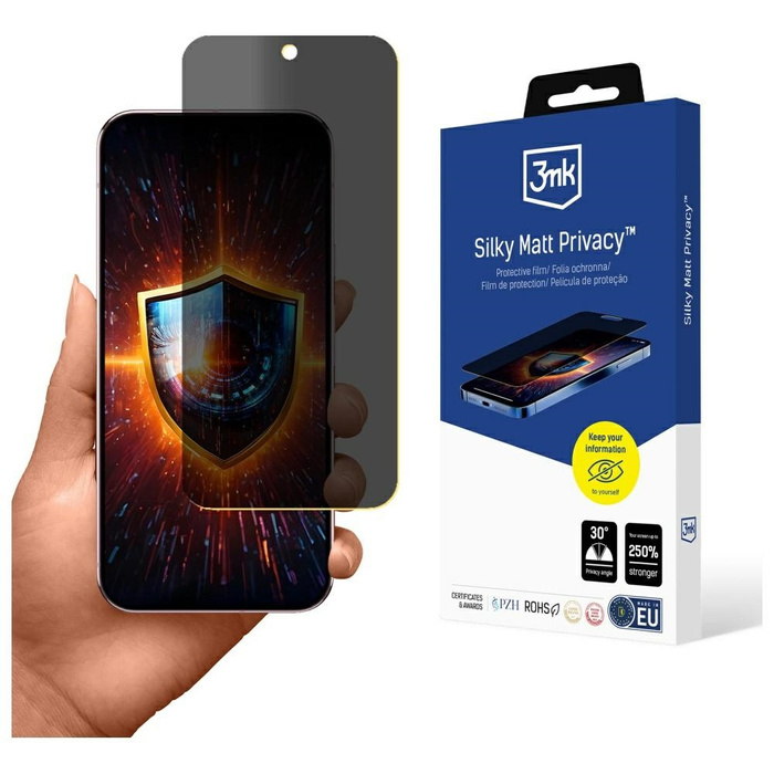 Folia prywatyzująca 3MK Silky Matt       Privacy do Google Pixel 9 Pro XL