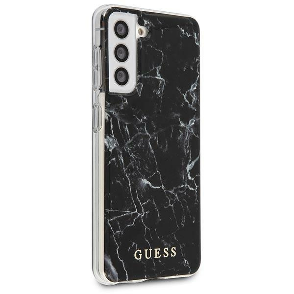Etui GUESS Samsung Galaxy S21 Plus Marble Czarny Hardcase