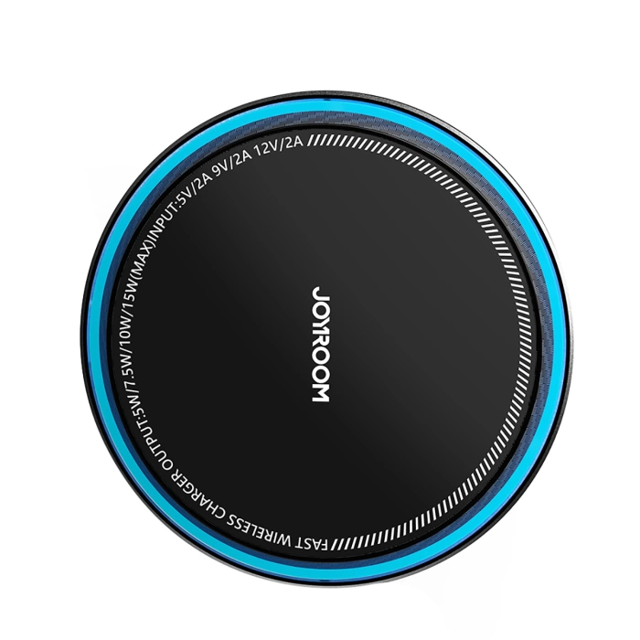 Joyroom uchwyt samochodowy do telefonu z ładowarką indukcyjną (kompatybilną z MagSafe) z wentylatorem na kratkę nawiewu - czarny (JR-ZS387)