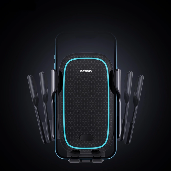 Uchwyt samochodowy z ładowarką Baseus MilkyWay Pro 15W (czarny)