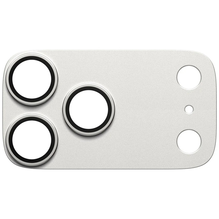 Szkło hartowane na obiektyw PanzerGlass  Fender Camera Protector do iPhone 17 Pro Max srebrny