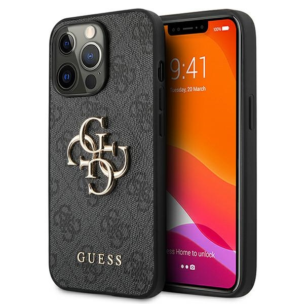 Etui GUESS Apple iPhone 13 Pro Max 4G Big Metal Logo Case Szary Hardcase