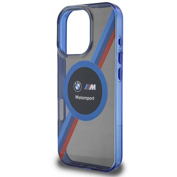 Etui BMW iPhone 16 Pro Max 6.9" czarny/black hardcase Motosport IML Circle MagSafe