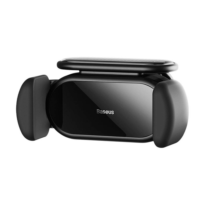 Baseus Steel Cannon Pro solarny automatyczny uchwyt samochodowy na kokpit czarny (SUGP010001)