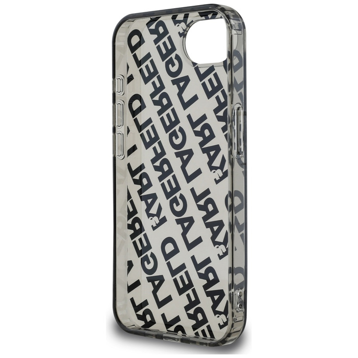 Etui Karl Lagerfeld IML Repeat Logo do   iPhone 16e srebrny