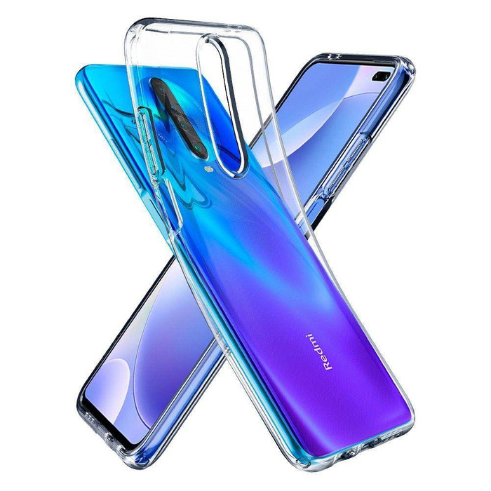 Etui SPIGEN Liquid Crystal Xiaomi Poco X2 / Redmi K30 Clear Przeźroczyste Case