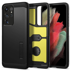 Etui SPIGEN Galaxy S21 Ultra Tough Armor Black Czarne Case