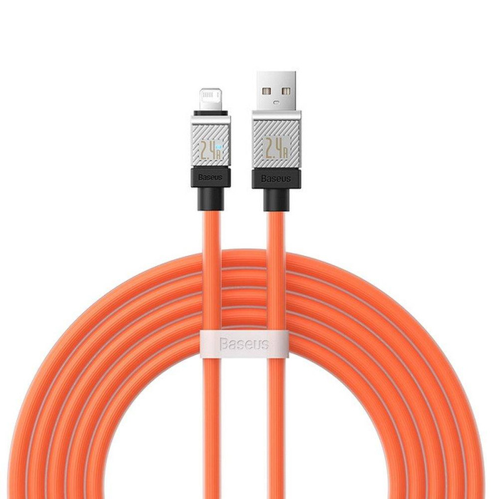 BASEUS kabel USB do Apple Lightning 8-pin CoolPlay 2,4A 2m pomarańczowy CAKW000507