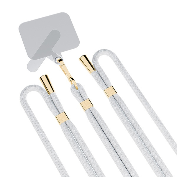 3MK EasyClip White (gold) Smycz do telefonu