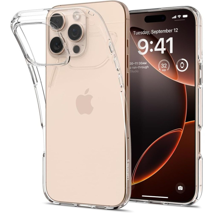 ETUI SPIGEN LIQUID CRYSTAL IPHONE 16 PRO CRYSTAL CLEAR