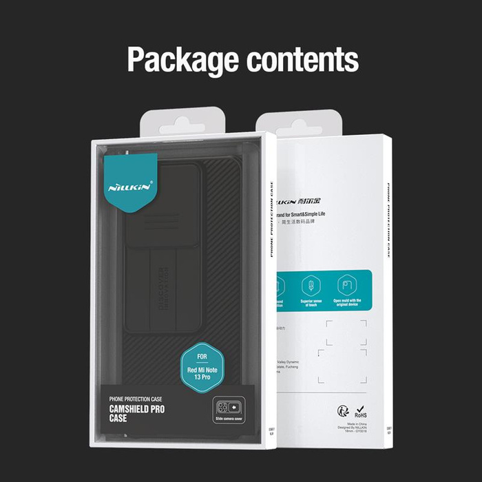 Etui NILLKIN CAMSHIELD PRO XIAOMI REDMI NOTE 13 PRO 5G, BLUE / NIEBIESKI