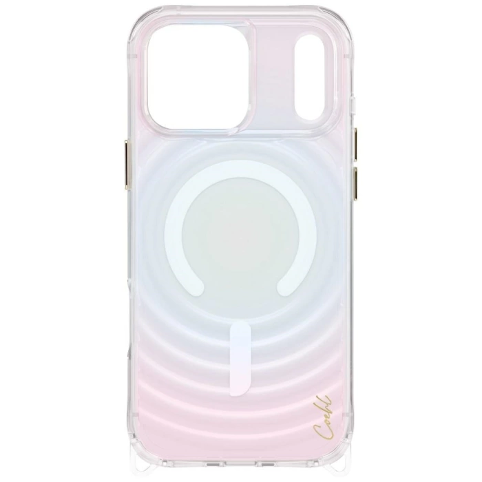 Etui UNIQ Coehl Vela do iPhone 17 Pro    Max Magnetic Charging opal
