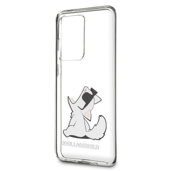 Etui KARL LAGERFELD Samsung Galaxy S20 Ultra Choupette Fun Bezbarwny Case