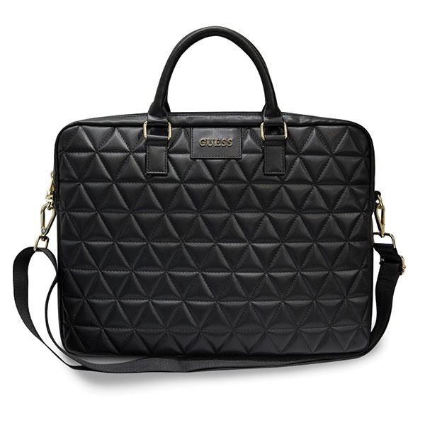Torba GUESS Na Laptopa 15 Quilted Czarny Case