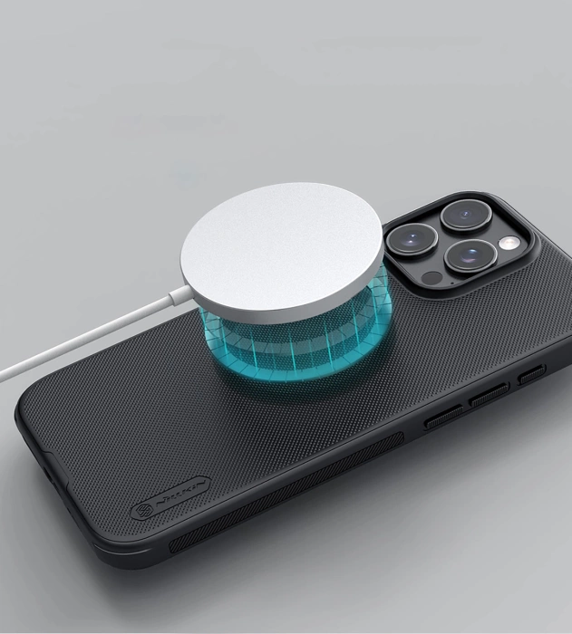 NILLKIN super frosted shield PRO MAGNETIC IPHONE 16 PRO (6,3) BLACK / CZARNY