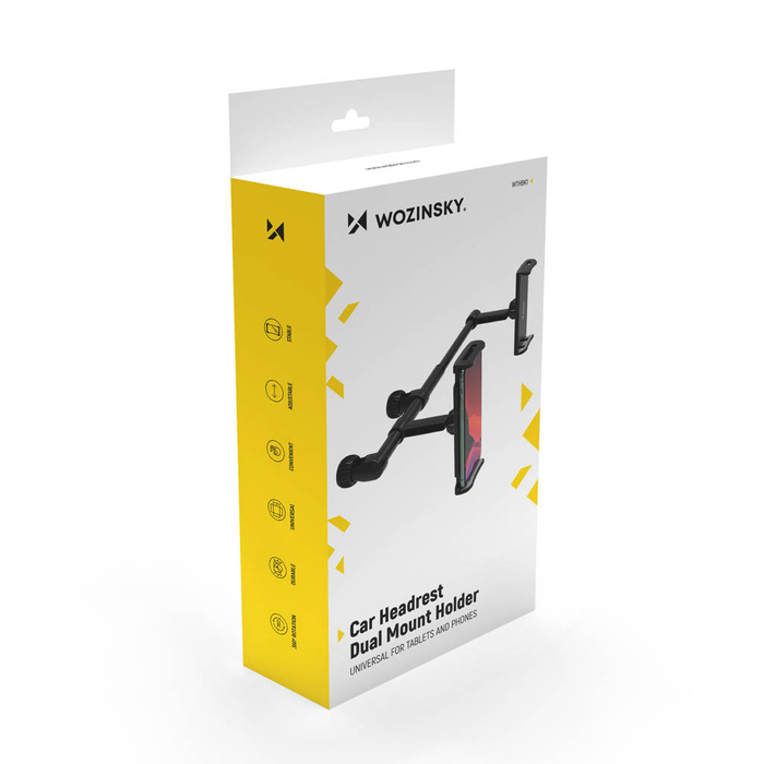 CHZ-09 Wozinsky Car 2x Tablet Holder black