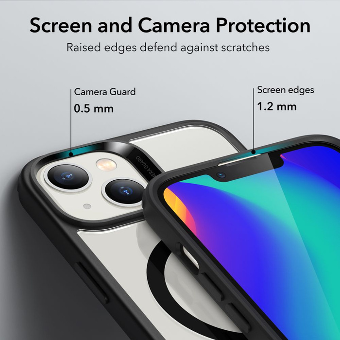 Etui Esr Ch Halolock Magsafe iPhone 14 Plus Clear/black