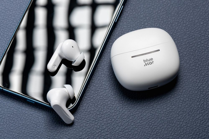 Słuchawki bezprzewodowe douszne Blue Star BK44 TWS białe