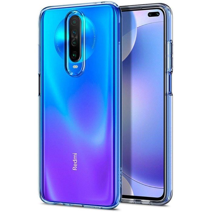 Etui SPIGEN Liquid Crystal Xiaomi Poco X2 / Redmi K30 Clear Przeźroczyste Case