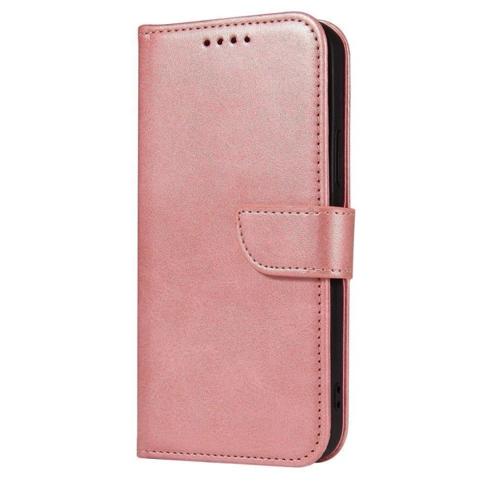 Magnet Case elegancki futerał etui pokrowiec z klapką i funkcją podstawki Xiaomi Redmi Note 11 Pro 5G / 11 Pro różowy