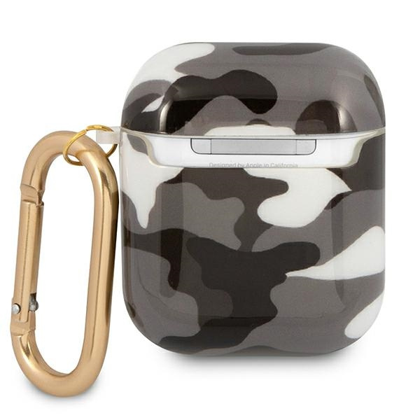 Etui GUESS Apple AirPods Camo Collection Czarny Case