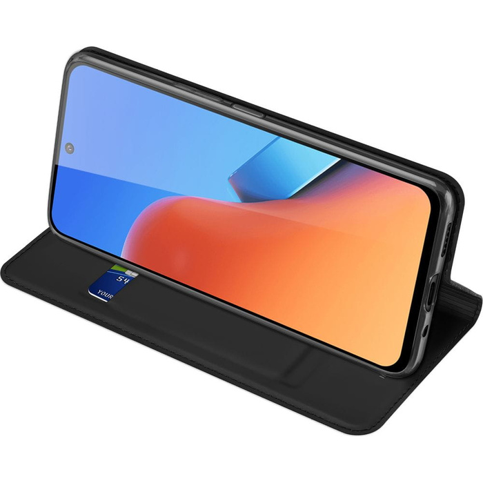 Etui z ekoskóry Dux Ducis Skin Pro do Xiaomi Poco M6 Pro / Redmi 12 / Redmi 12R - czarne