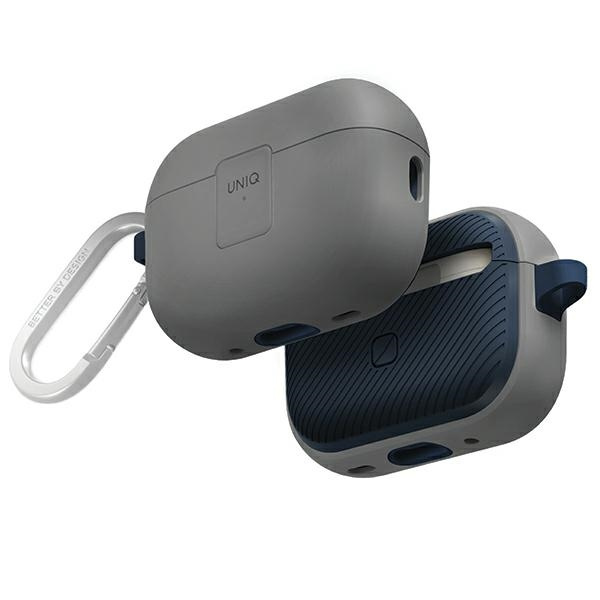 UNIQ etui Clyde Lock Case AirPods Pro 2(2022/2023) szaro-niebieski/chalk grey-marine blue