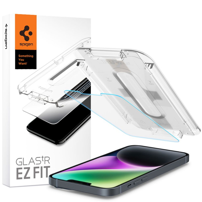Szkło hartowane  SPIGEN Apple iPhone 16E / 14 / 13 / 13 Pro Glas.Tr ”ez Fit” 