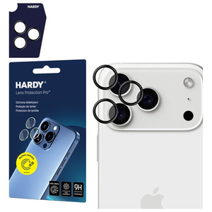 Ochrona na obiektyw aparatu 3MK iPhone 17 Pro /17 Pro Max HARDY Lens Protection Czarny