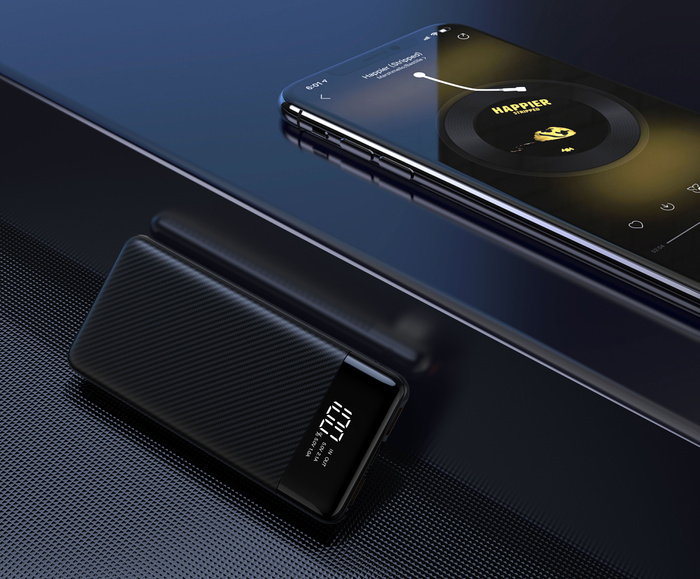 VEGER powerbank 10000 mAh L11 (W1087) czarny