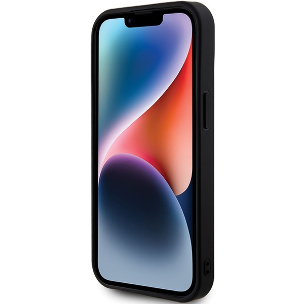 Etui Guess GUHCP15SPFGSBSD iPhone 15 6.1" żółty/yellow hardcase Rhinestone Metal Logo Case