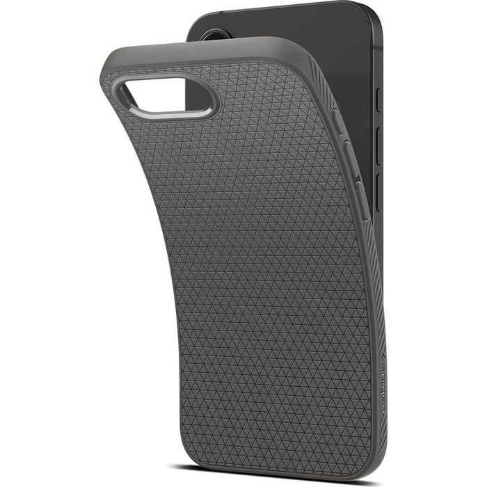 ETUI SPIGEN IPHONE 16E LIQUID AIR MARBLE GRAY