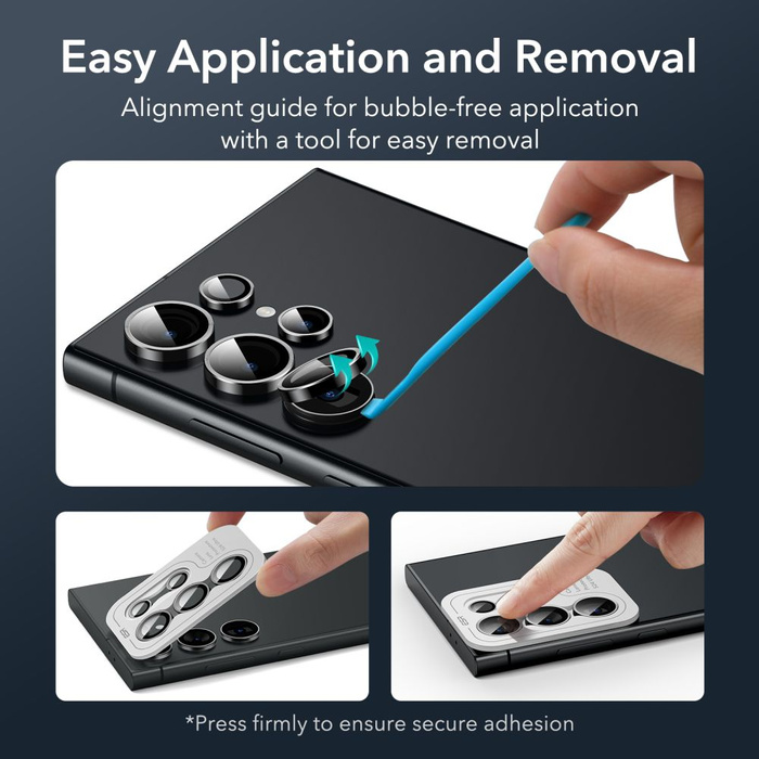 Osłona Aparatu Esr Camera Protector Samsung Galaxy S24 Ultra Black 