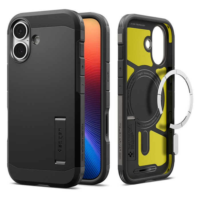 ETUI SPIGEN IPHONE 17 TOUGH ARMOR ”T” MAG MAGSAFE BLACK