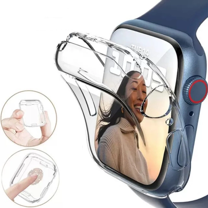 Etui Ultra Clear Watch Case na Apple Watch 49 mm (Ultra 1/2) - przezroczyste
