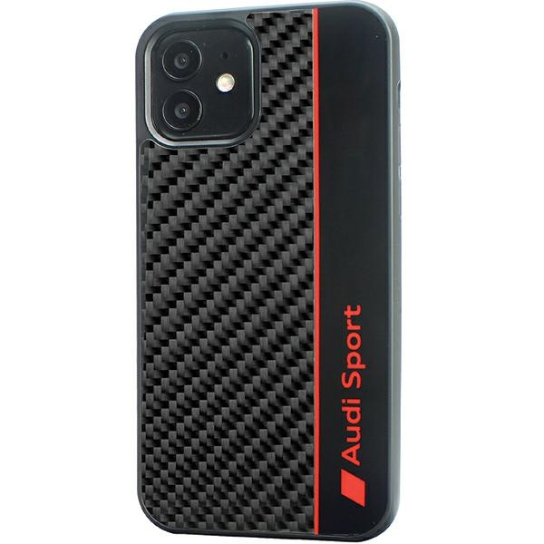 Audi Carbon Fiber Stripe iPhone 11 / Xr6.1" czarny/black hardcase AUS-TPUPCIP11-R8/D1-BK