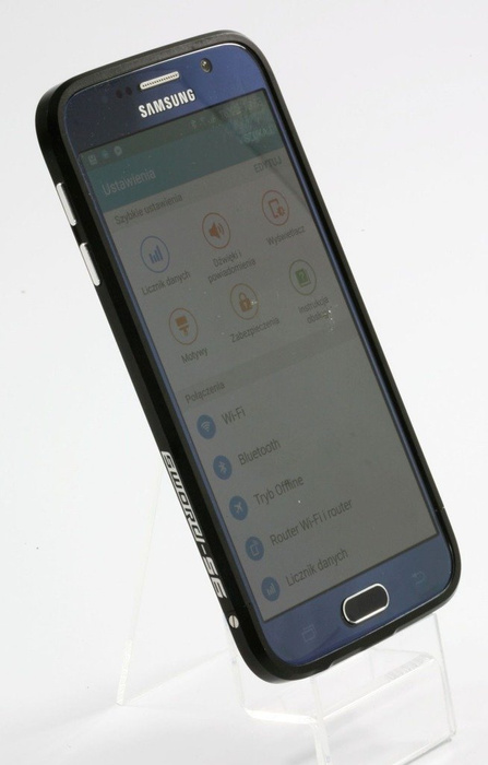 Etui LJY Sword 6 Samsung Galaxy S6 Aluminium Bumper Ramka Czarny