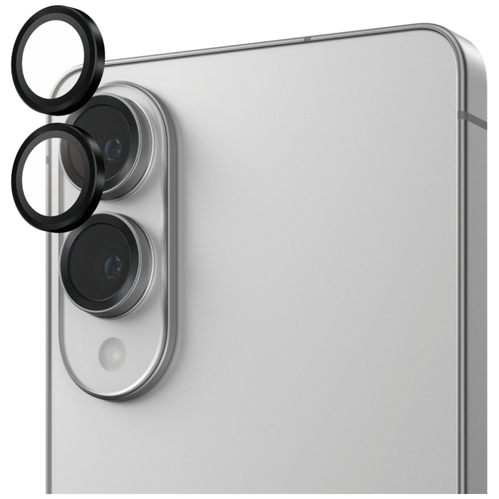 Szkło hartowane na obiektyw PanzerGlass  Hoops Lens Protector do Samsung Galaxy S25 Edge czarny