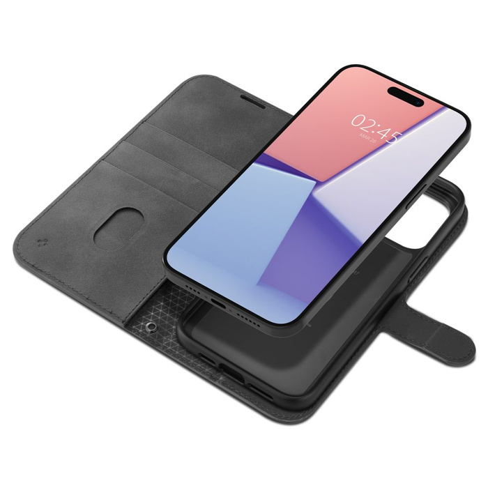 Etui Spigen Wallet ”s” Pro iPhone 15 Pro Black Case