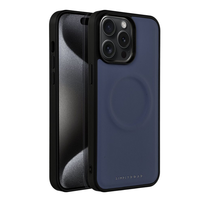 Futerał Roar Mag Morning Case - do iPhone 15 Pro Max Granatowy