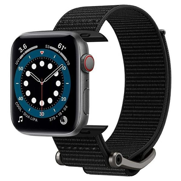 Pasek Spigen Durapro Flex Apple Watch Ultra 9 8 7 SE 2022 42mm 44mm 45mm 49mm Czarny