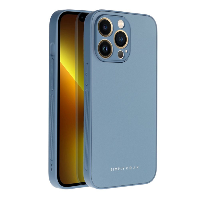 ROAR futerał MATTE GLASS do IPHONE XR niebieski