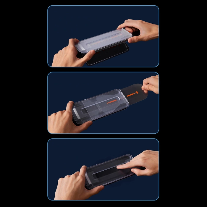 [PO ZWROCIE] Baseus Privacy szkło hartowane do iPhone 14 Pro na cały ekran 0.4mm prywatyzujące filtr Anti Spy + zestaw montażowy