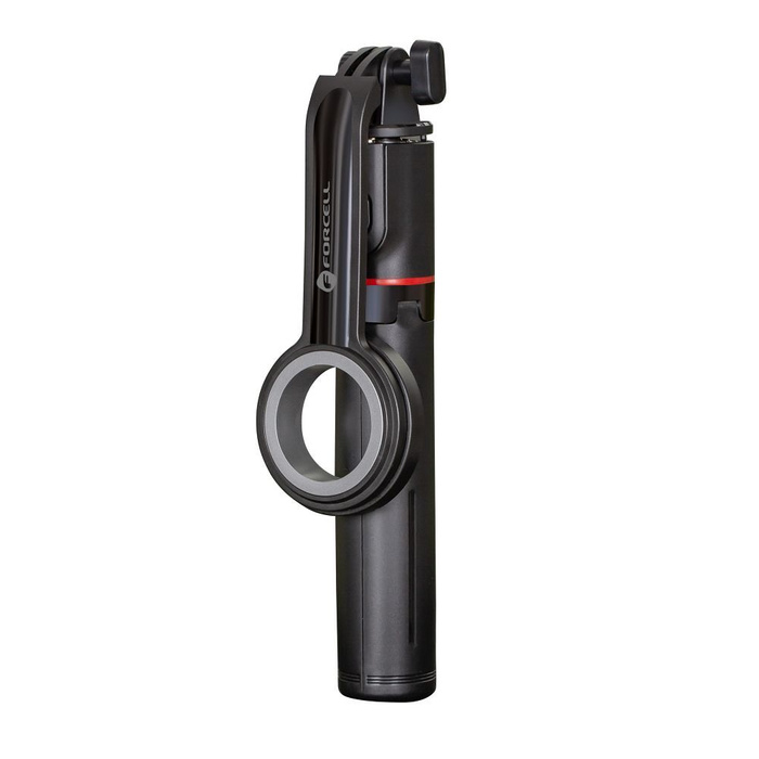 Selfie stick Forcell F-Grip MagSelfie S100M zgodny z MagSafe z pilotem bezprzewodowym czarny 0INT