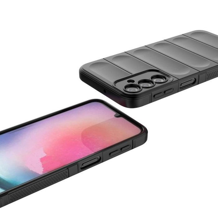 Etui Magic Shield Case etui do Samsung Galaxy A24 4G elastyczny pancerny pokrowiec jasnoniebieskie Case