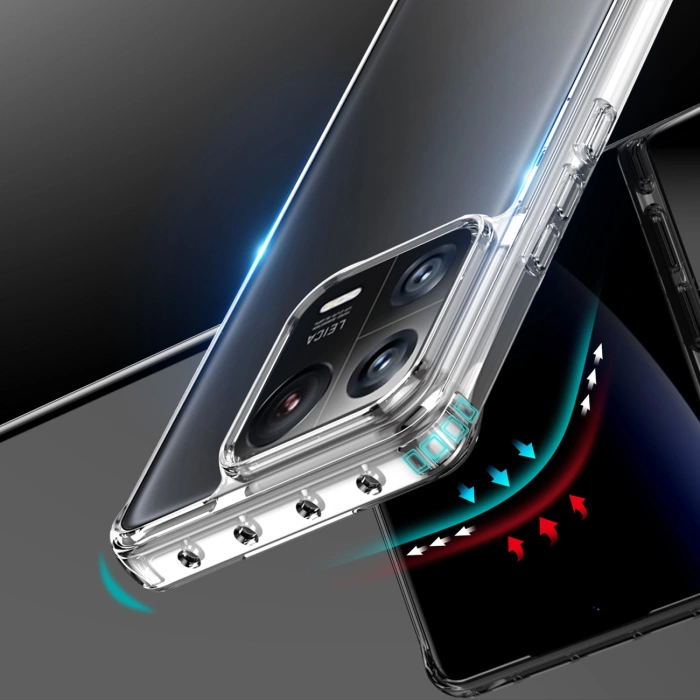 Etui Dux Ducis Clin Xiaomi 13 Pro pancerny pokrowiec obudowa na tył przezroczyste