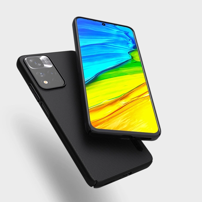 Nillkin Super Frosted Shield Pro wytrzymałe etui pokrowiec Xiaomi Redmi Note 11 Pro+ 5G czarny