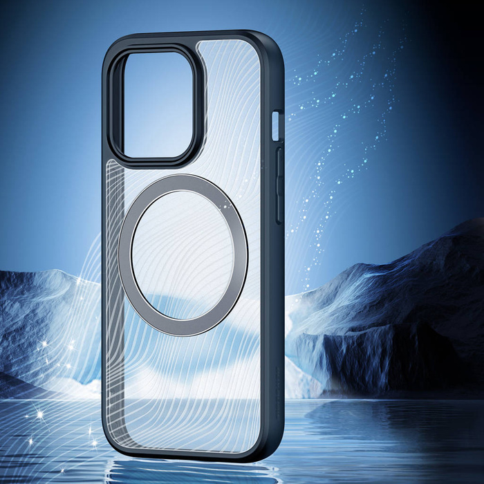 Etui Pancerne etui do iPhone 15 Pro z MagSafe Dux Ducis Aimo Mag - czarne Case
