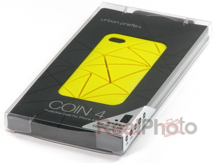 Etui Pokrowiec iPhone 4 4S URBAN PREFER Coin 4 Żółty