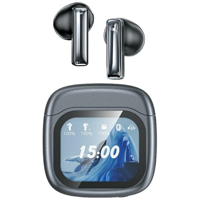 Słuchawki bezprzewodowe AWEI TP100 ENC   Bluetooth 5.4 TWS + stacja dokująca czarny